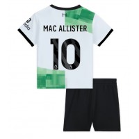 Liverpool Alexis Mac Allister #10 Bortaställ Barn 2023-24 Korta ärmar (+ Korta byxor)